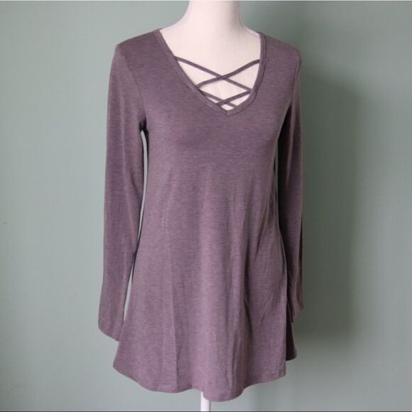 Warehouse One Long Sleeve Cage Neck Top Size Extra Small - Picture 2 of 5